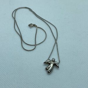 💛 925 Vintage Angel CZ Necklace